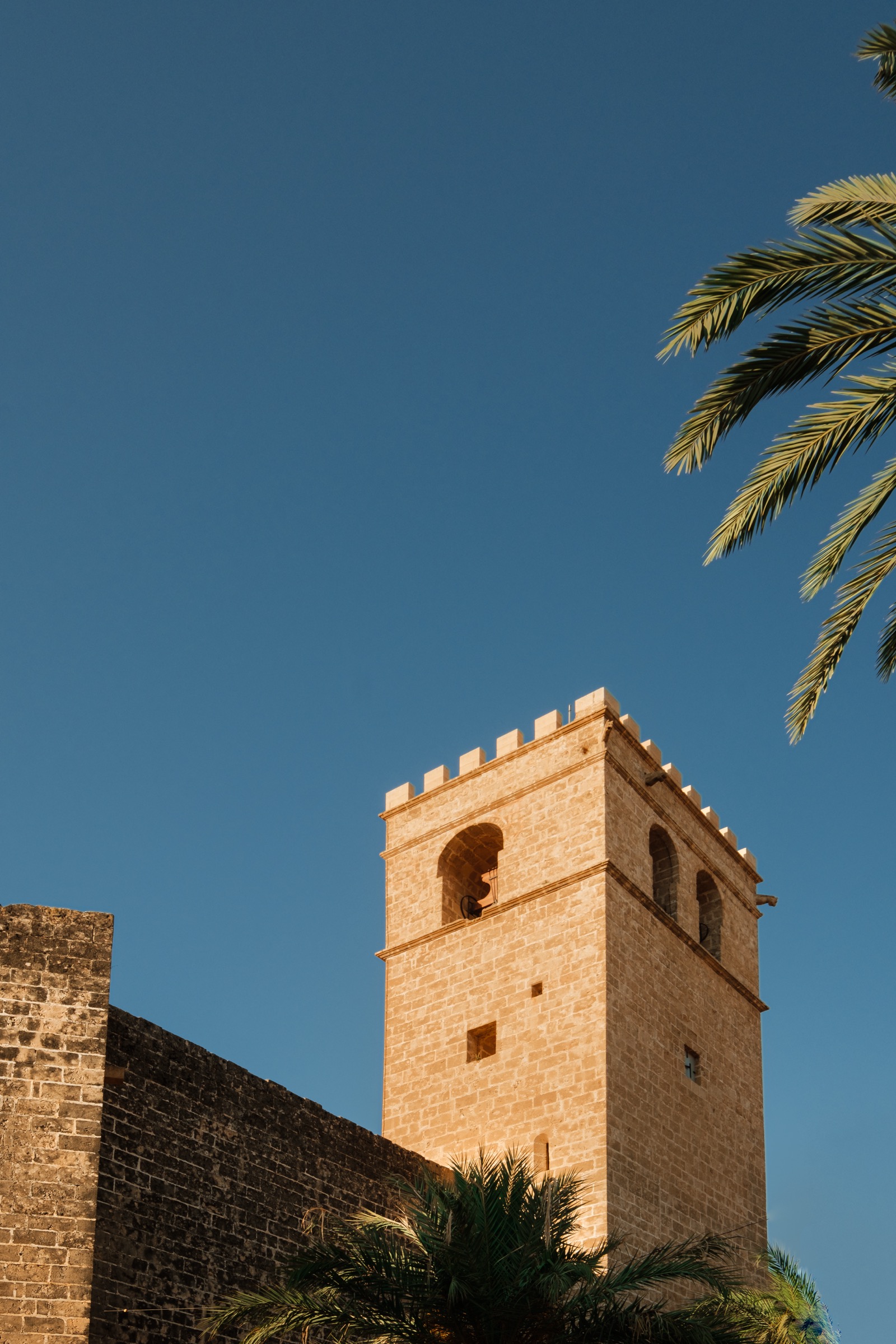 Jávea old town — church tower