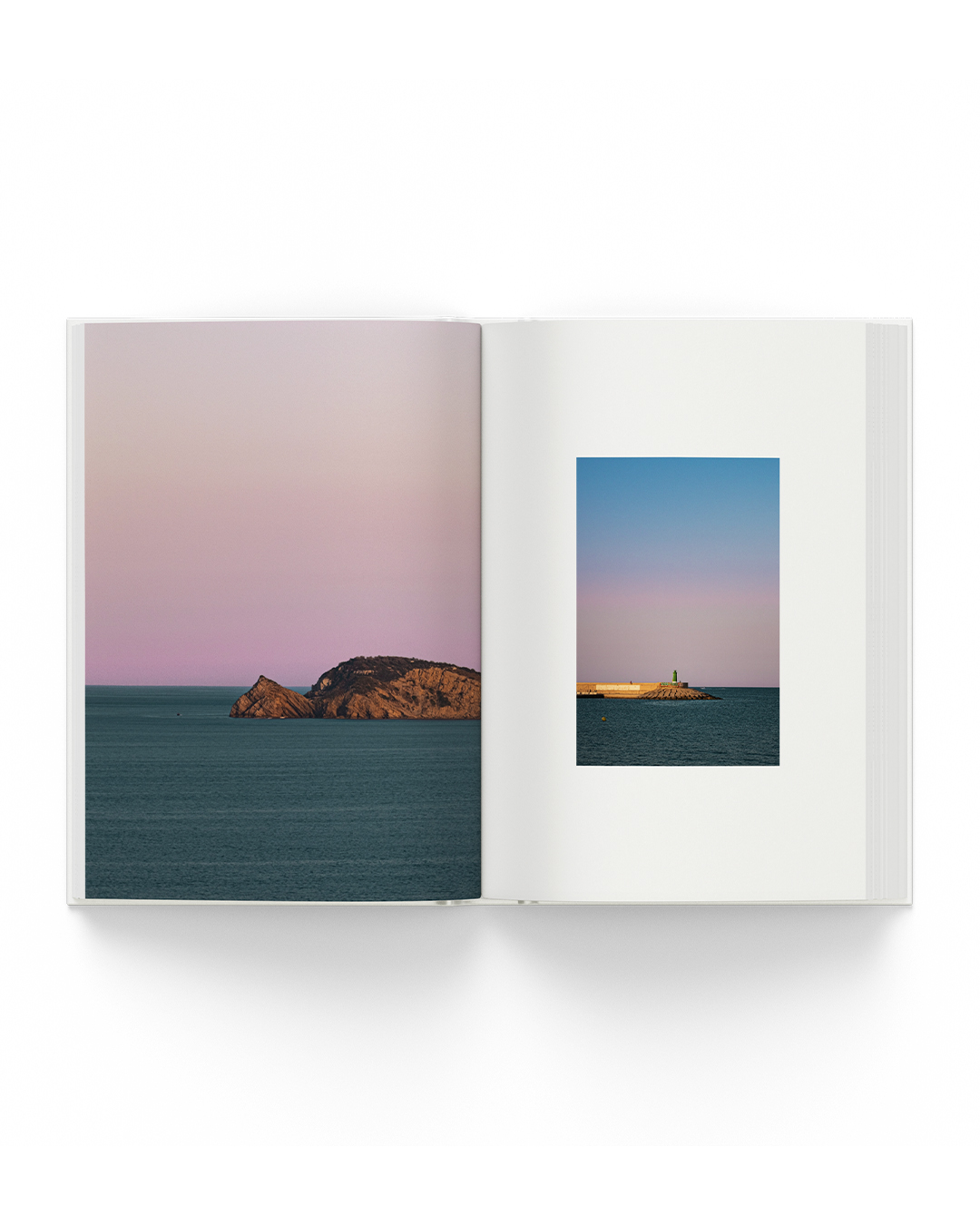 JÁVEA book — sunset spread