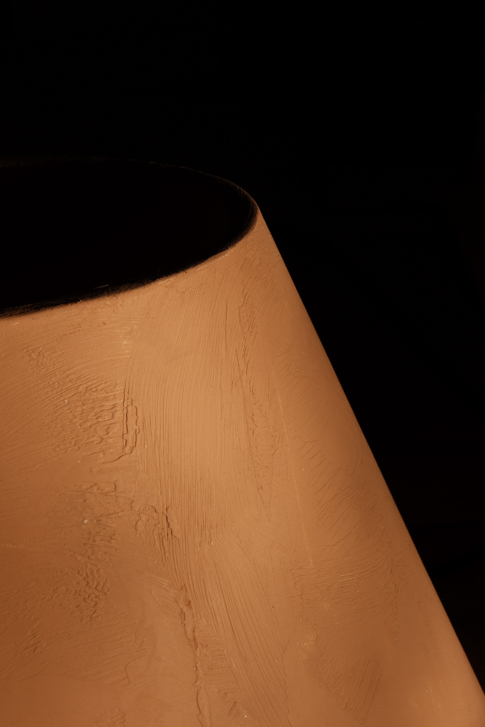 Terracotta vase detail